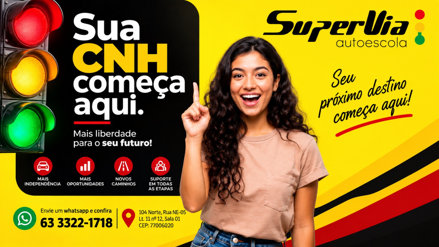 Sua CNH começa aqui